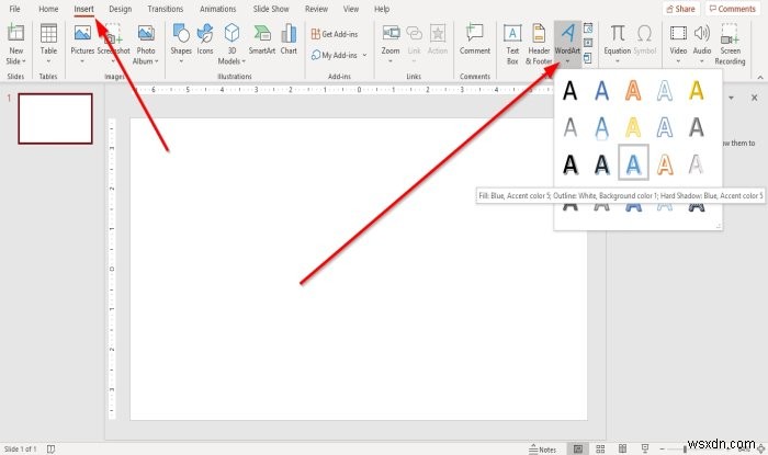 Cách chèn ảnh vào bên trong văn bản trong Microsoft PowerPoint