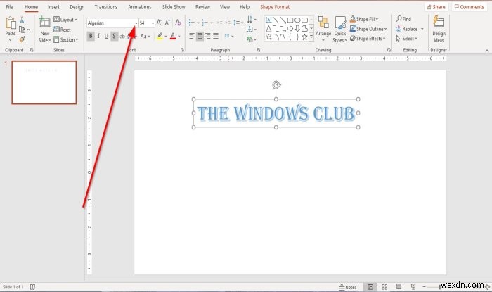 Cách chèn ảnh vào bên trong văn bản trong Microsoft PowerPoint