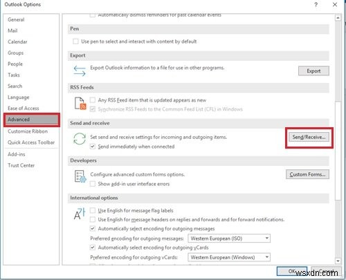 Khắc phục lỗi Outlook Send/Receive 0x8004102A