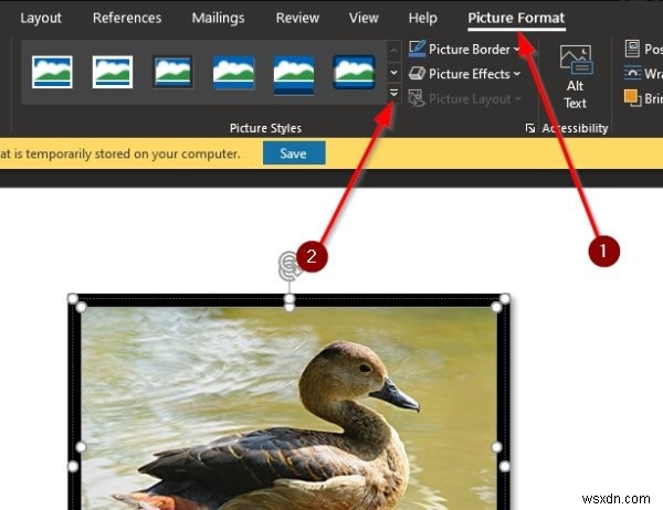 Cách thêm khung viền màu quanh ảnh trong Microsoft Word