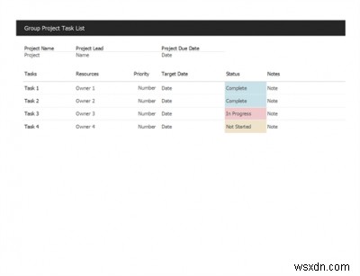 10 mẫu Quản lý dự án miễn phí hữu ích cho Excel