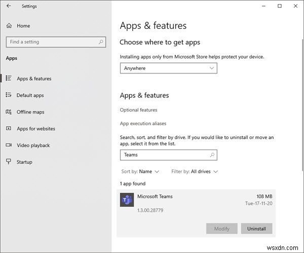 Khắc phục lỗi Microsoft Teams chiếm dụng bộ nhớ và CPU cao