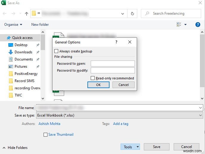 Cách sửa chữa Sổ làm việc Excel bị hỏng