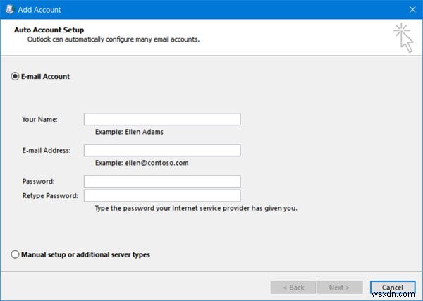 Kết nối lại Outlook với Outlook.com để truy cập email không gián đoạn