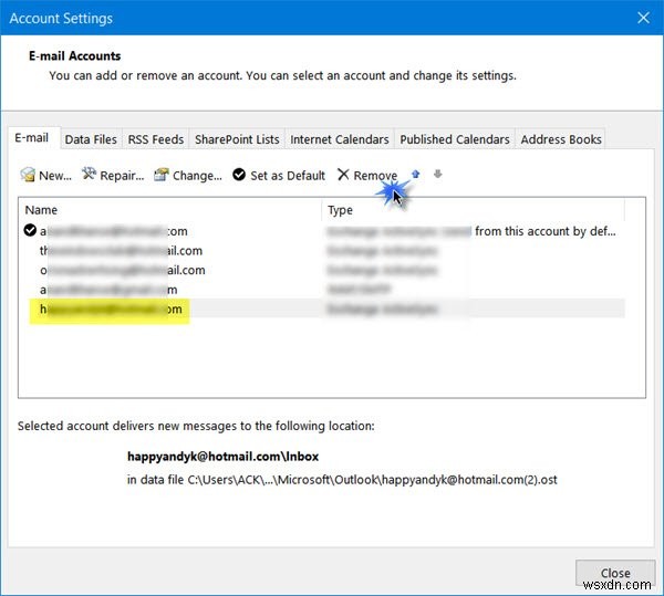 Kết nối lại Outlook với Outlook.com để truy cập email không gián đoạn