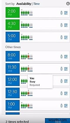 Cách sử dụng Microsoft FindTime để lên lịch họp nhanh hơn trên Outlook