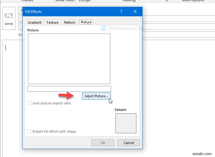 Cách thêm hoặc thay đổi màu nền và hình ảnh trong email Outlook