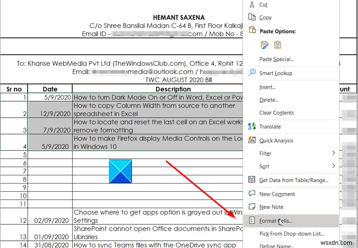 Khắc phục nút Merge and Center bị ẩn, mờ hoặc không hoạt động trong Excel