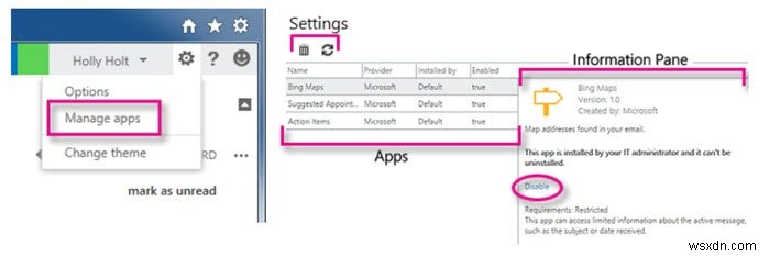 Khắc phục lỗi  A problem was detected with an app or add-in  trong Outlook