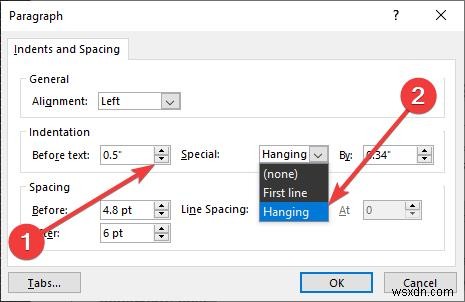 Cách tạo và sử dụng thụt lề treo trong Microsoft PowerPoint
