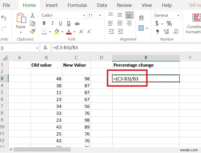 Cách tìm phần trăm thay đổi trong Excel?