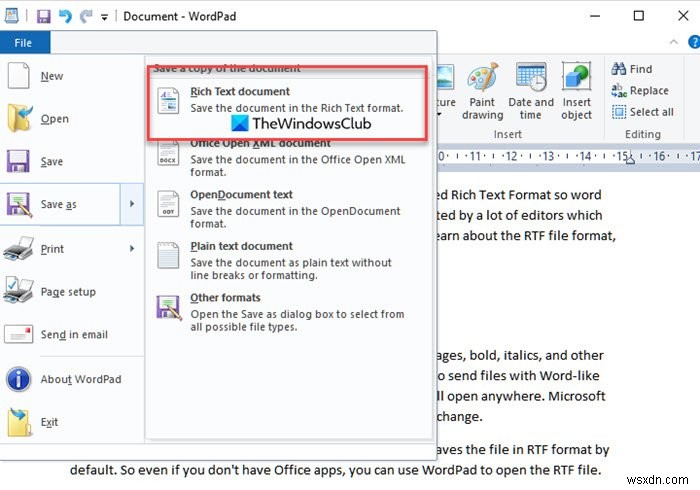Định dạng file RTF là gì? Cách mở file RTF?