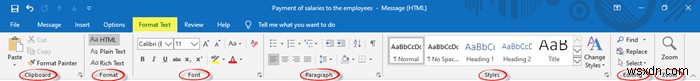 Cách tạo email mới trong ứng dụng Outlook sử dụng các tính năng của nó