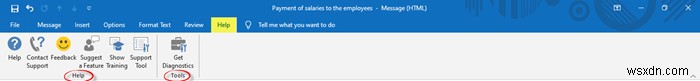 Cách tạo email mới trong ứng dụng Outlook sử dụng các tính năng của nó