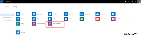Cho phép Giáo viên và Nhân viên Giáo dục tạo Sổ tay nhân viên OneNote