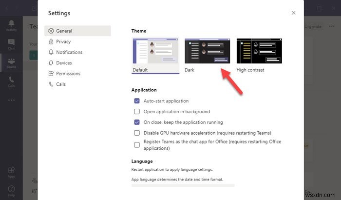 Cách bật Chế độ tối (Dark Mode) trên Microsoft Teams cho máy tính để bàn và Web