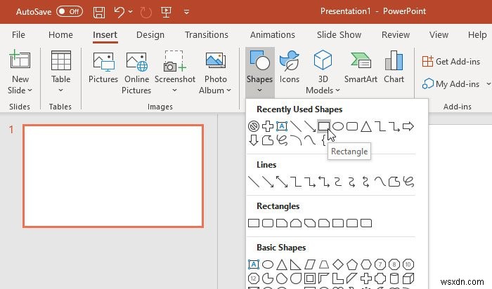 Cách bật và gộp hình dạng (Merge Shapes) trong PowerPoint