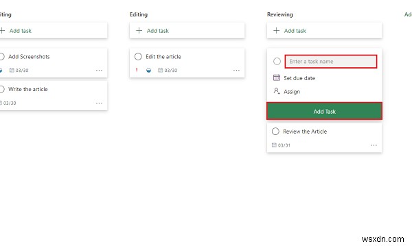 Sử dụng Microsoft Planner để theo dõi nhiệm vụ khi làm việc từ xa