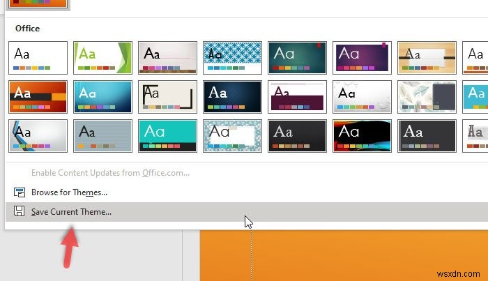 Cách tạo preset thiết kế hoặc chủ đề (Theme) trong PowerPoint