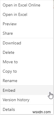 Cách nhúng bảng tính Excel vào Blog