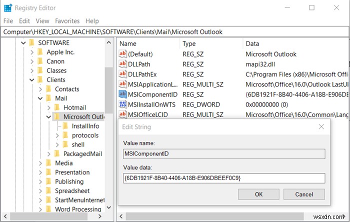 Lỗi Không thể gửi ảnh cắt, Kiểm tra chương trình email đã cài đặt trong Snipping Tool