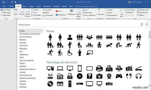 Cách chuyển đổi biểu tượng SVG thành Hình dạng (Shapes) bằng Microsoft Word