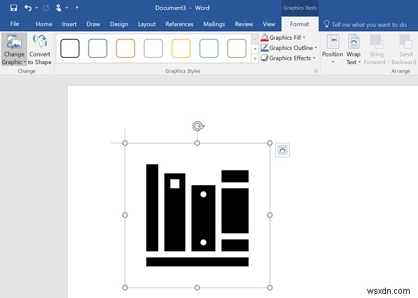 Cách chuyển đổi biểu tượng SVG thành Hình dạng (Shapes) bằng Microsoft Word