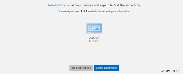 Cách hủy đăng ký Office 365 hoặc tắt gia hạn tự động