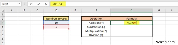 Cách chèn Công thức và Hàm trong Microsoft Excel