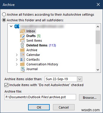 Cách lưu trữ (Archive) Email & khôi phục email đã lưu trữ trong Outlook