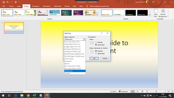 Hướng dẫn Microsoft PowerPoint cho người mới bắt đầu