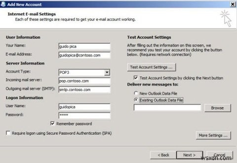 Lỗi 0x8004010F: Không thể truy cập tệp dữ liệu Outlook