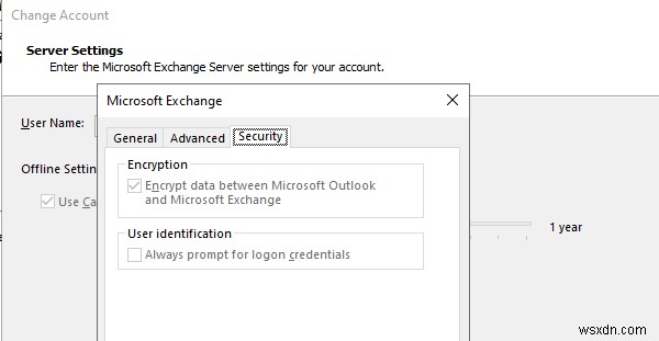 Lỗi Kết nối với Microsoft Exchange không khả dụng, Outlook phải trực tuyến hoặc đã kết nối