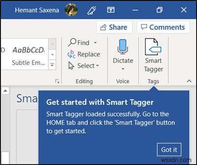 Tiện ích Smart Tagger cho Word: Tìm và gắn thẻ tài liệu dễ dàng
