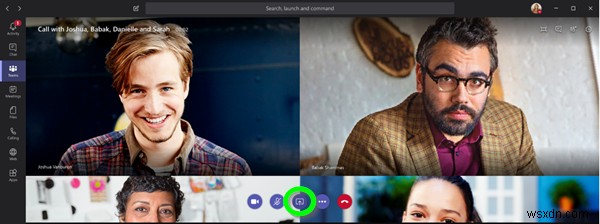 Cách bật chia sẻ màn hình trong cuộc họp Microsoft Teams