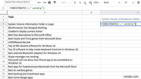 Cách thêm tiền tố hoặc hậu tố cho phạm vi ô trong Excel