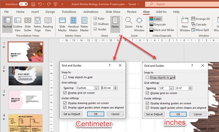 Cách đổi đơn vị thước kẻ (Ruler) trong Word, Excel, PowerPoint