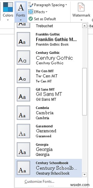 Tùy chỉnh, đổi màu chủ đề, font mặc định trong Microsoft Office