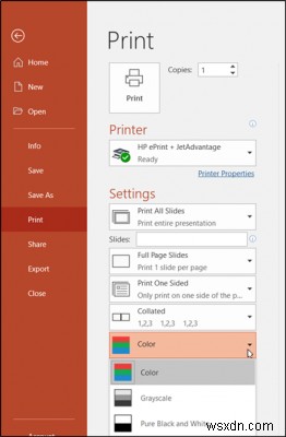 Cách in slide PowerPoint kèm ghi chú người trình bày (Speaker Notes)