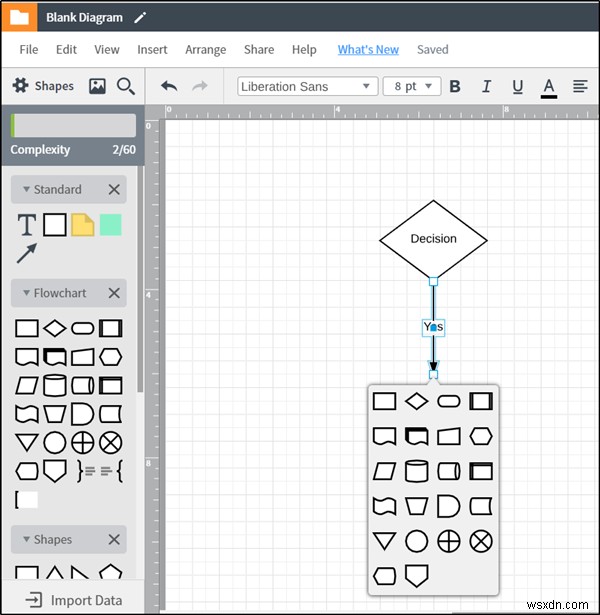 Tạo sơ đồ luồng trong Lucidchart và nhập vào Microsoft Word