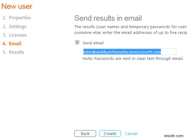 Cách thêm người dùng mới bằng tài khoản Quản trị trong Office 365