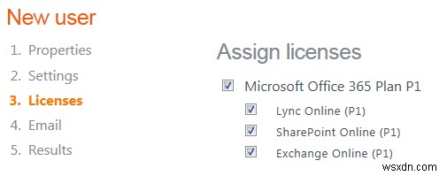 Cách thêm người dùng mới bằng tài khoản Quản trị trong Office 365