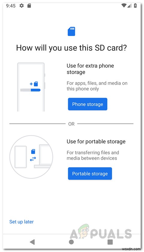Cách đặt thẻ SD làm bộ nhớ mặc định (Default Storage) trên Android