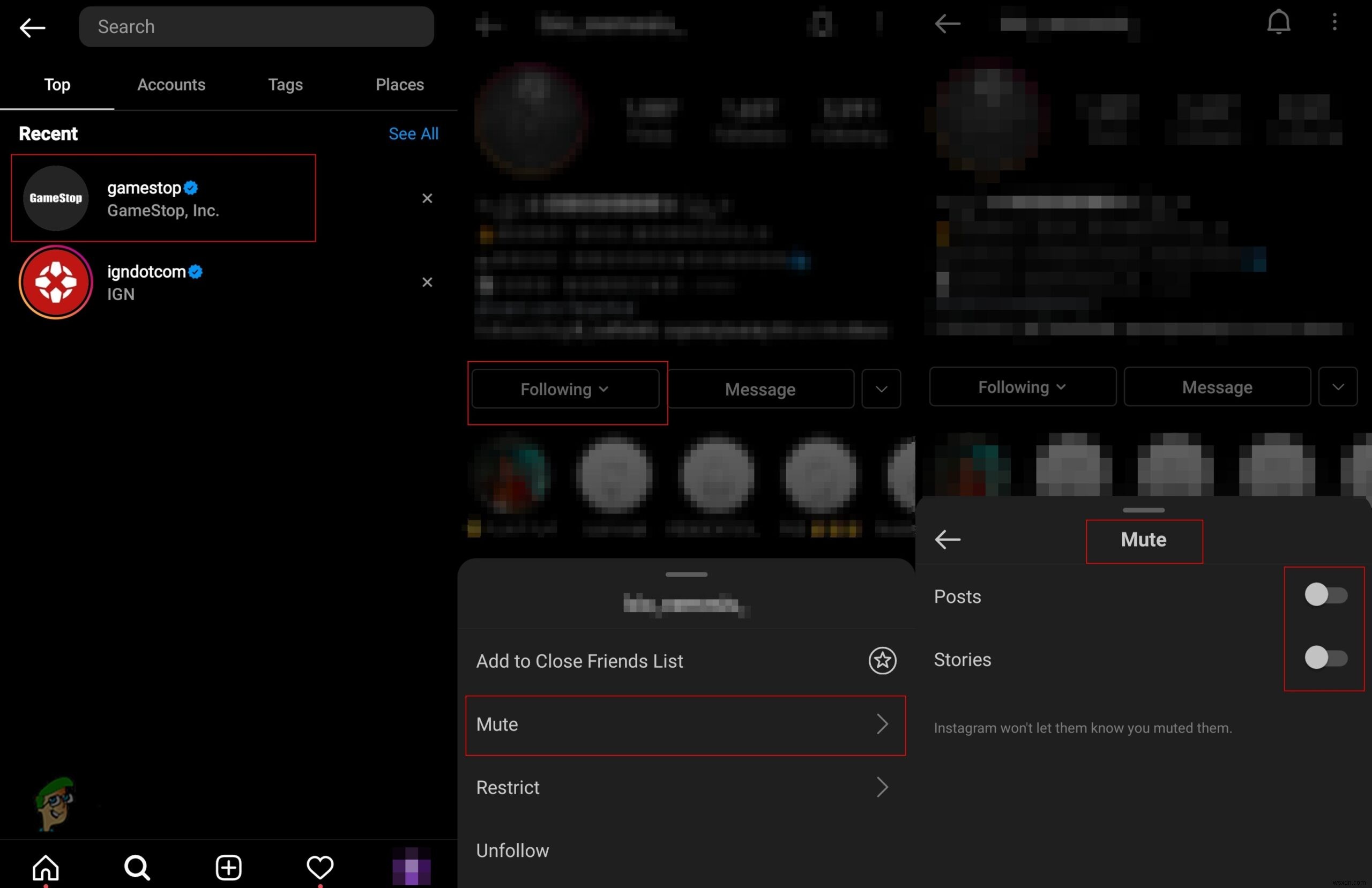 Cách tắt tiếng (Mute) hoặc bật tiếng (Unmute) ai đó trên Instagram?