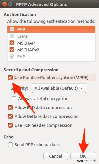 Cách thiết lập VPN trên Ubuntu 14.04.2 (và các phiên bản trước)