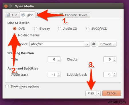 Cách phát DVD trên Ubuntu Linux