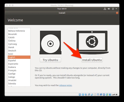 Cách cài đặt Ubuntu trên Mac bằng VirtualBox