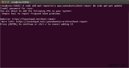 Cách sửa lỗi  can t find command drivemap  sau khi cài Ubuntu