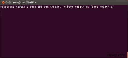 Cách sửa lỗi  can t find command drivemap  sau khi cài Ubuntu