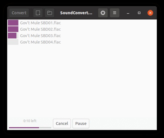 Cách chuyển đổi file FLAC sang MP3 trên Ubuntu Linux với SoundConverter